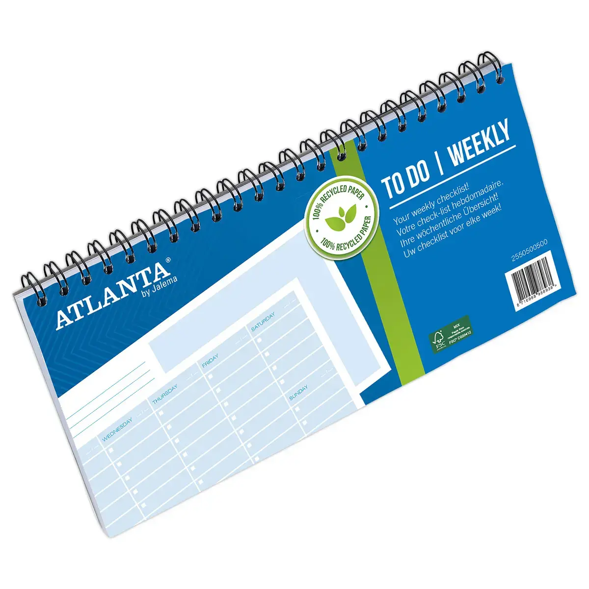 Carnet " To do " - 297x150 mm - ATLANTA photo du produit