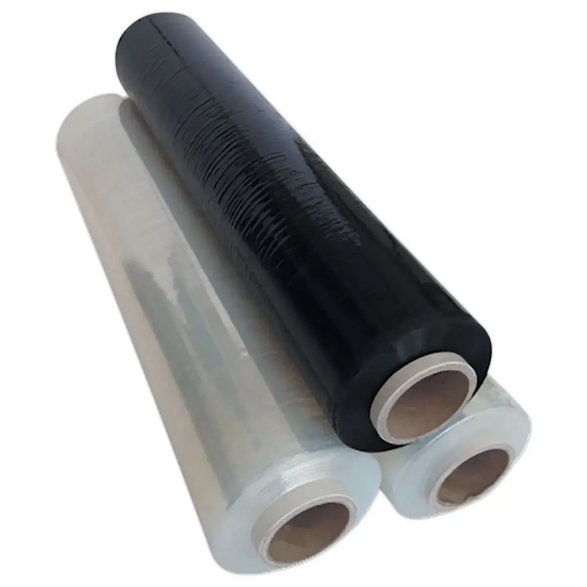 6 Rouleaux de film étirable manuel 17µ - 450 mm x 270 m blanc photo du produit