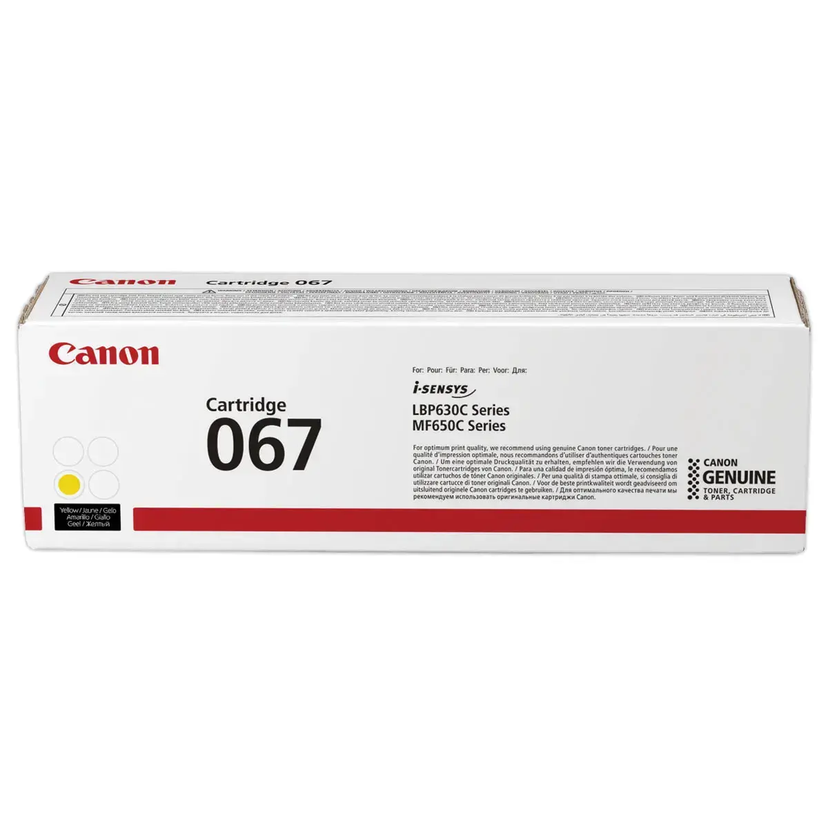 Toner 067 - Jaune - Canon photo du produit