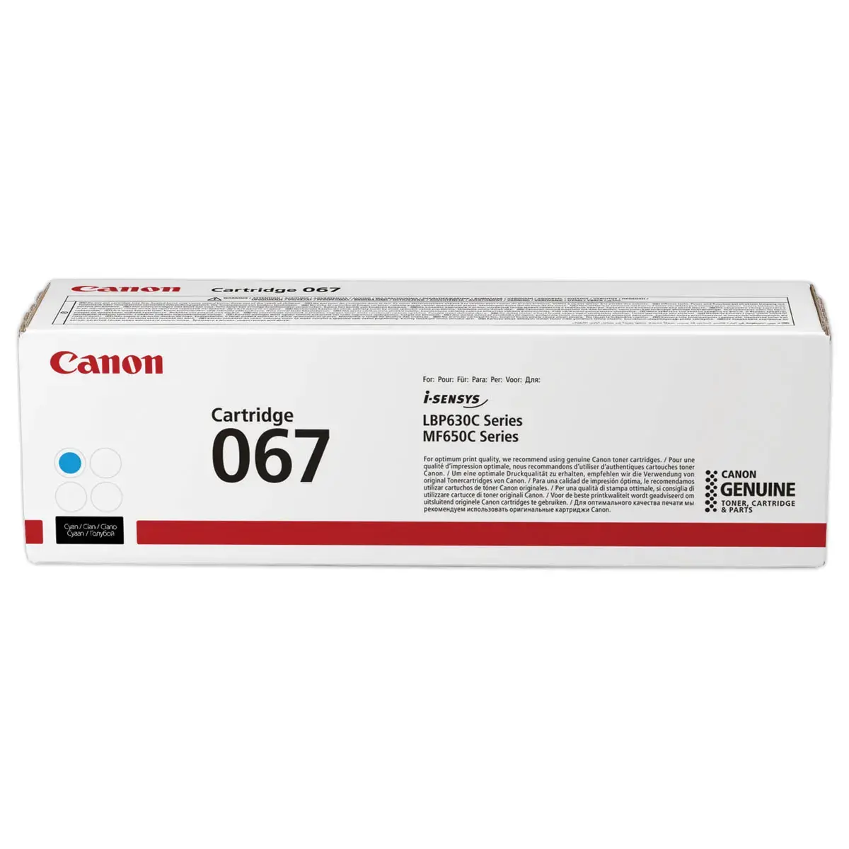 Toner CANON 067 Cyan photo du produit