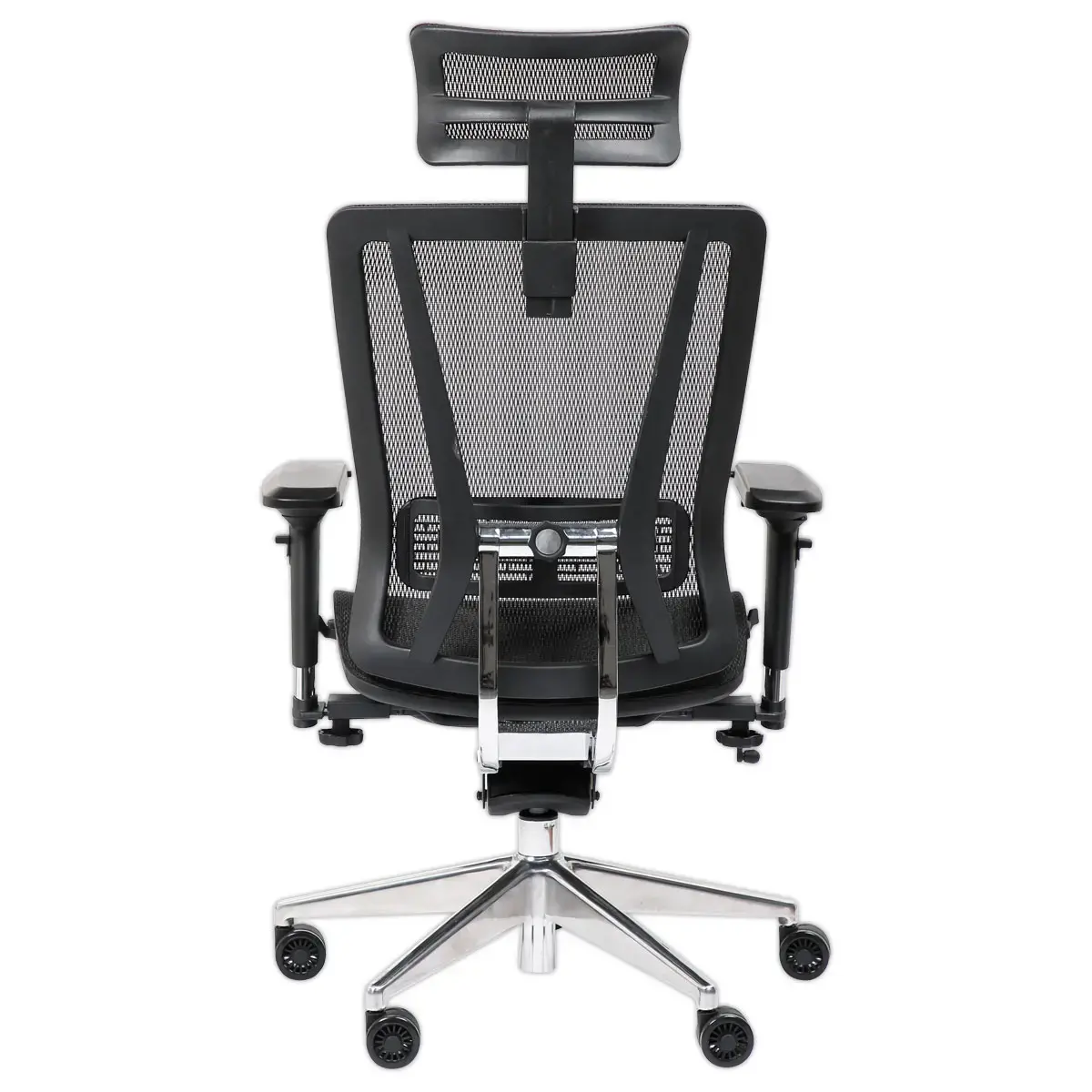 Siège synchrone VASEA tétiere accot soutien lombaire noir résille photo du produit