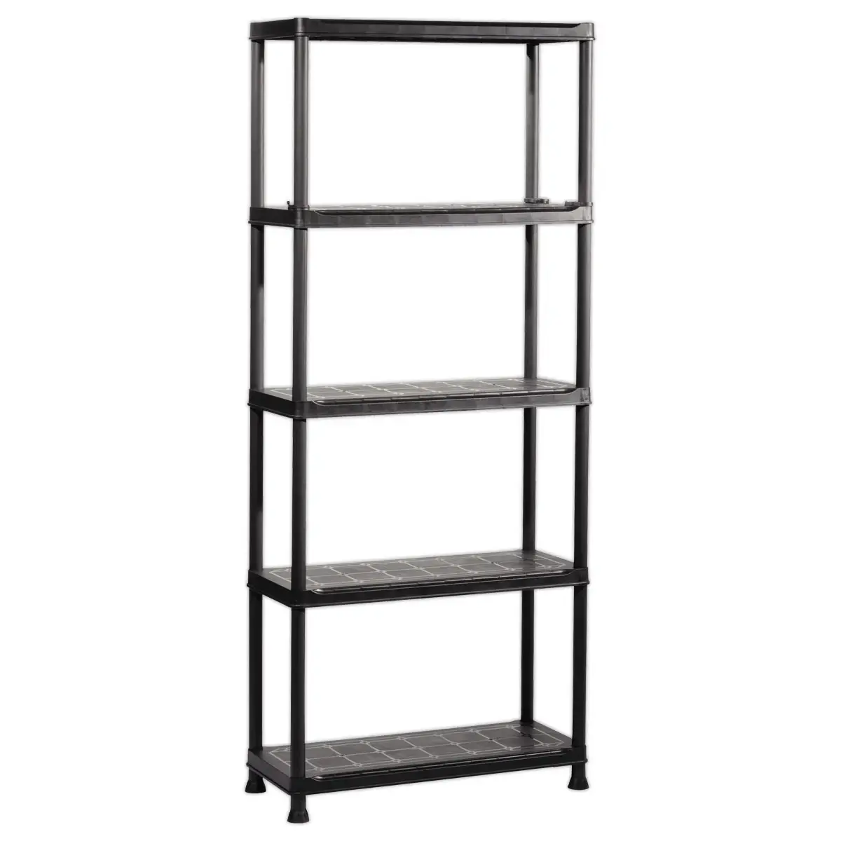 Etag&egrave;re &ndash; L 75 cm &ndash; 5 rayonnages &ndash; Noir photo du produit