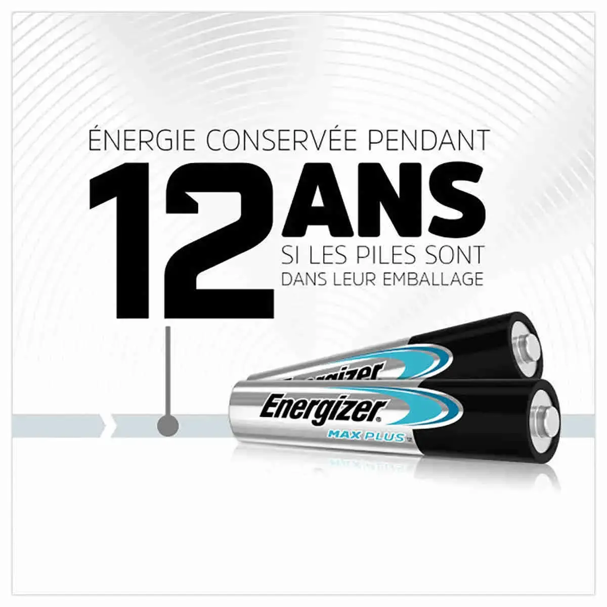 50 Piles alcalines Max Plus - AAA/LR03 - ENERGIZER photo du produit