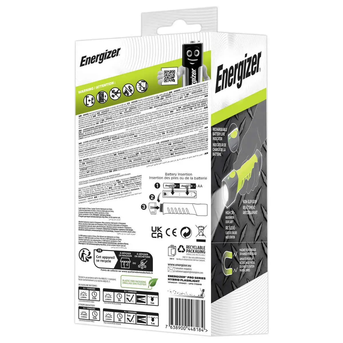 Lampe torche hybride - Aimentée - ENERGIZER photo du produit