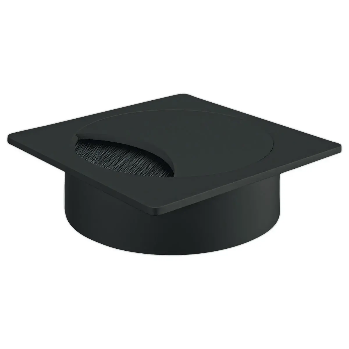 2 Obturateurs noir diamètre 80 mm montés photo du produit