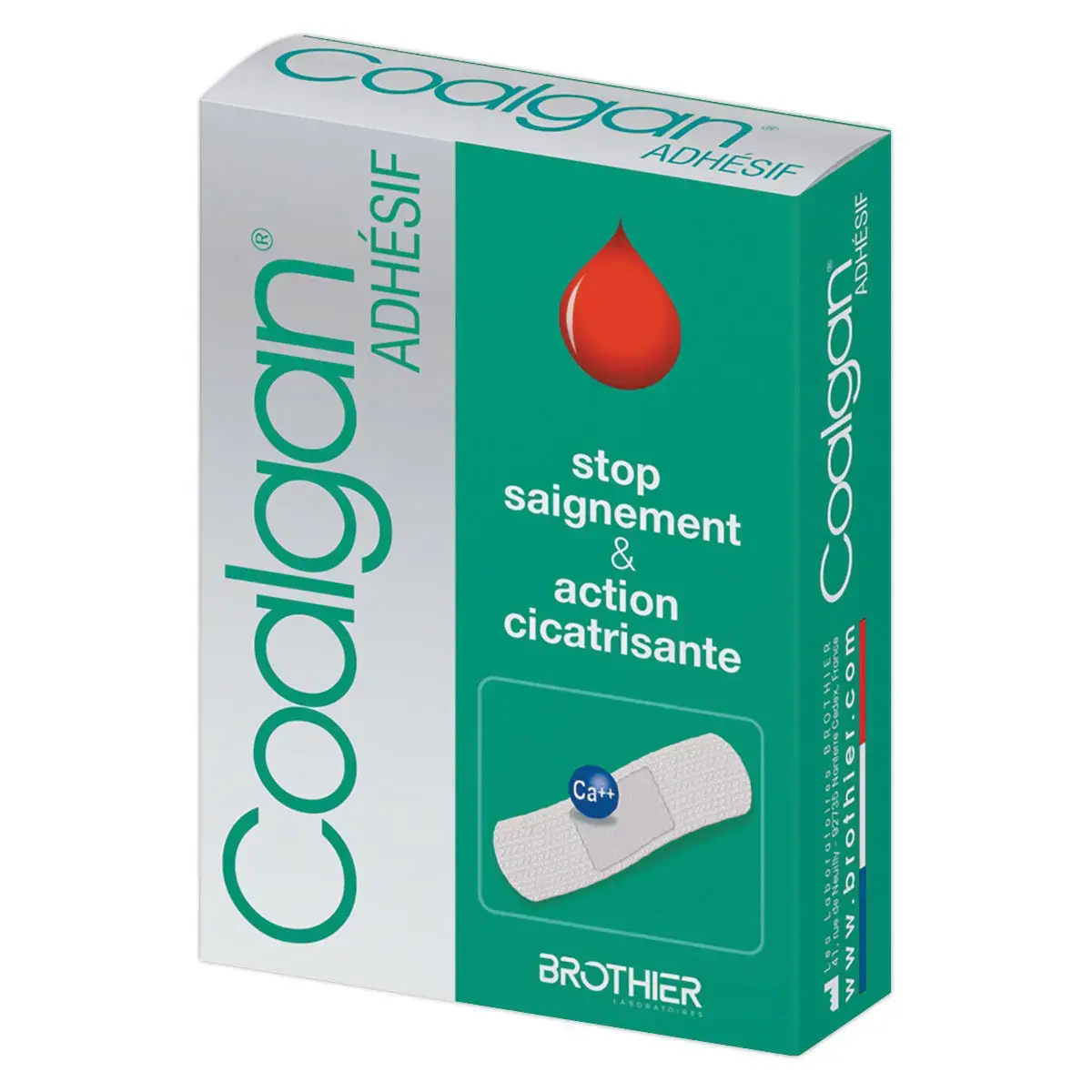 Pansements adh&eacute;sifs st&eacute;riles dans 2 formats photo du produit