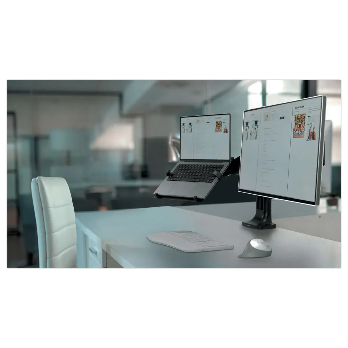 Réhausseur PC portable universel pour bras de moniteur photo du produit