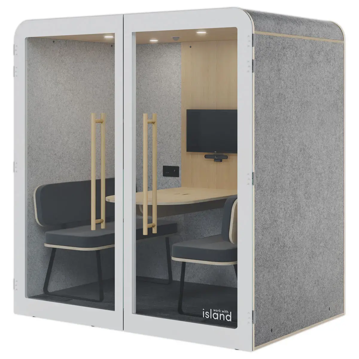 Cabine acoustique pour 4 personnes photo du produit