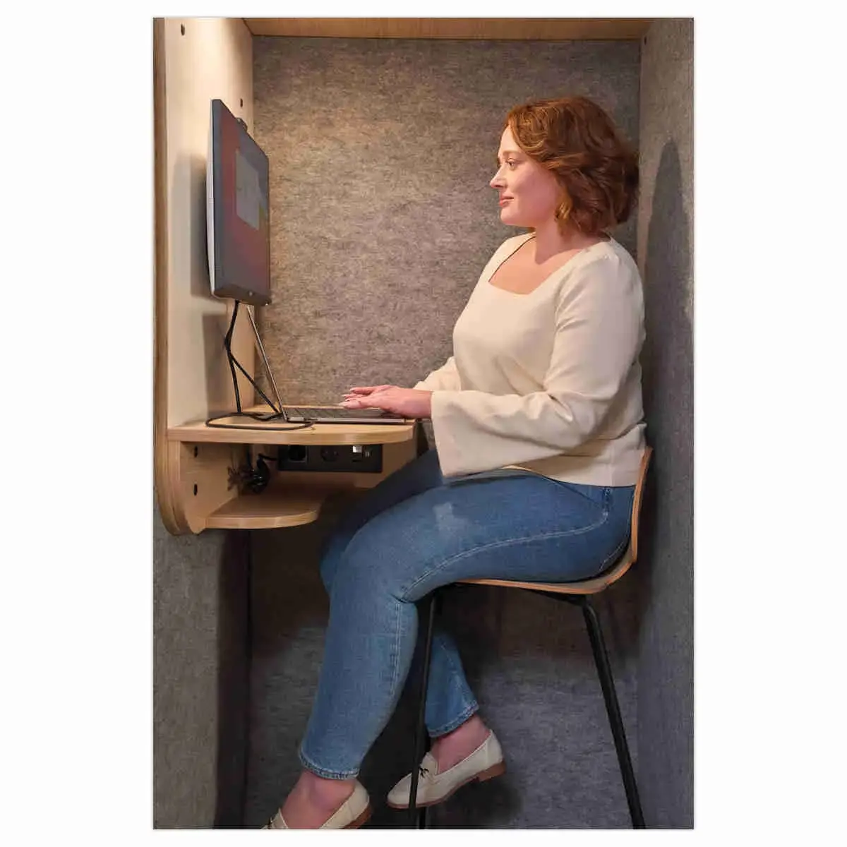 Pack visio pour cabine acoustique 1 personne photo du produit