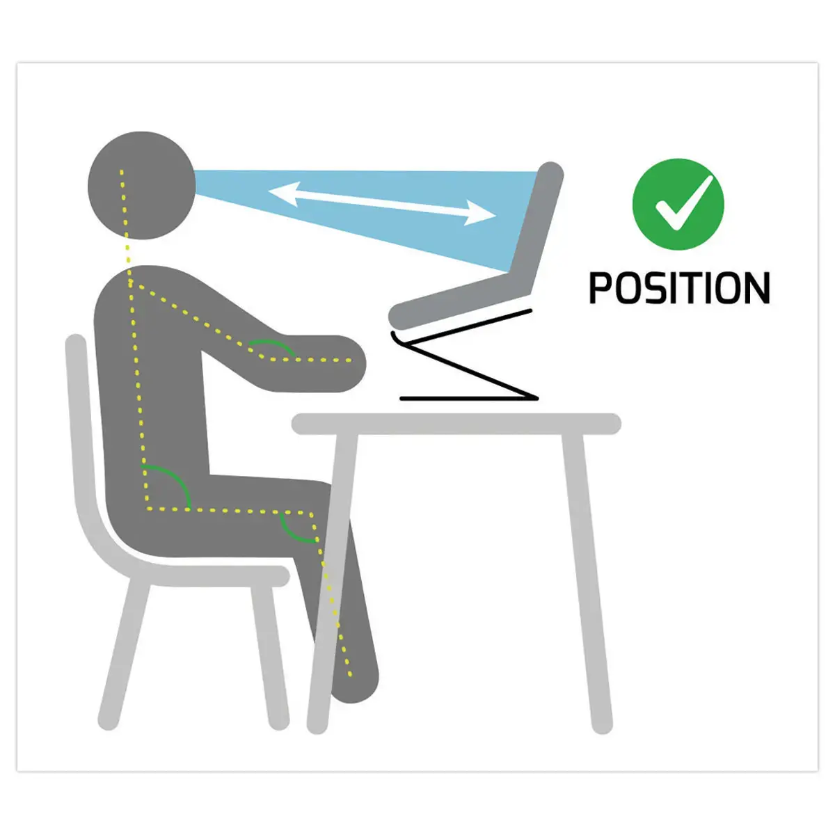 Support ordinateur portable - Ajustable - PORT DESIGNS photo du produit