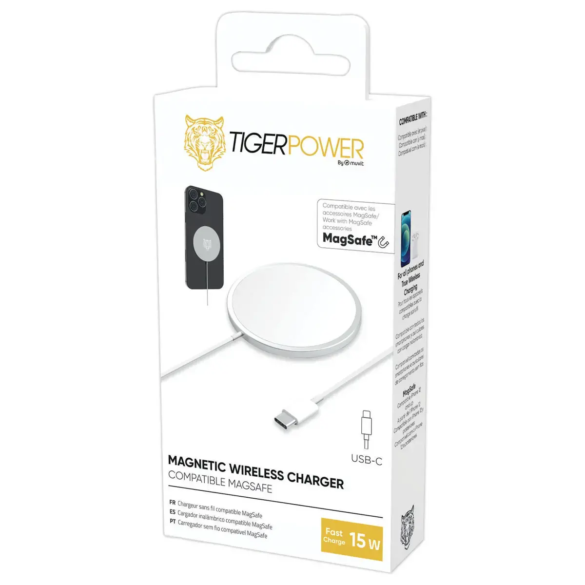 Chargeur sans fil Tiger Power photo du produit