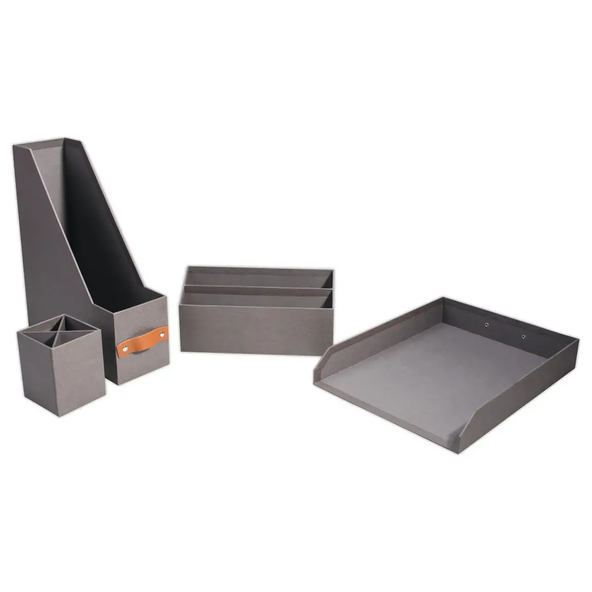 Ensemble de 4 pi&egrave;ces en papier & carton recycl&eacute;s - SIGN photo du produit