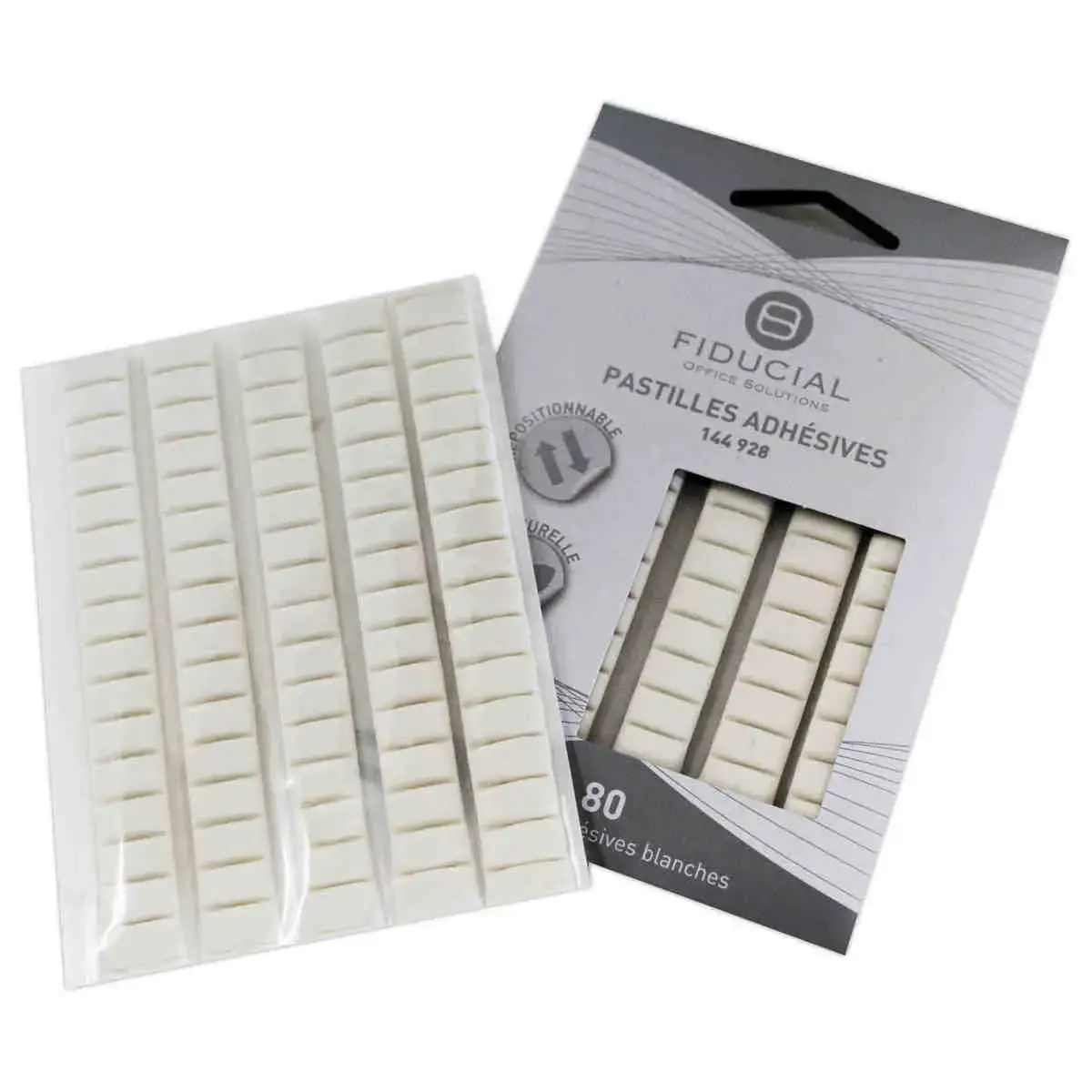 ÉTui de 80 pastilles adhésives repositionnables d'origine naturelle - photo du produit