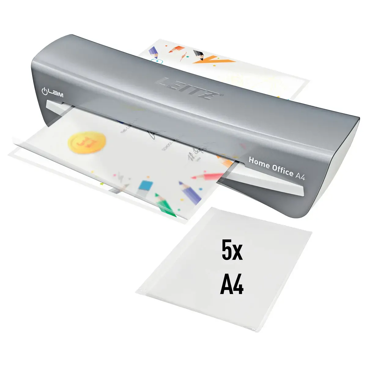 Plastifieuse Leitz iLam Home Office A4, Gris photo du produit
