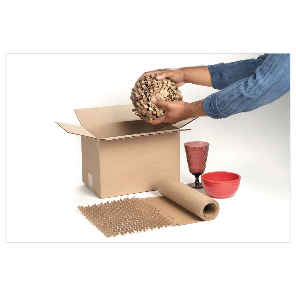 Film de protection Cushion Lock Scotch 304 mm x 9,14 m photo du produit