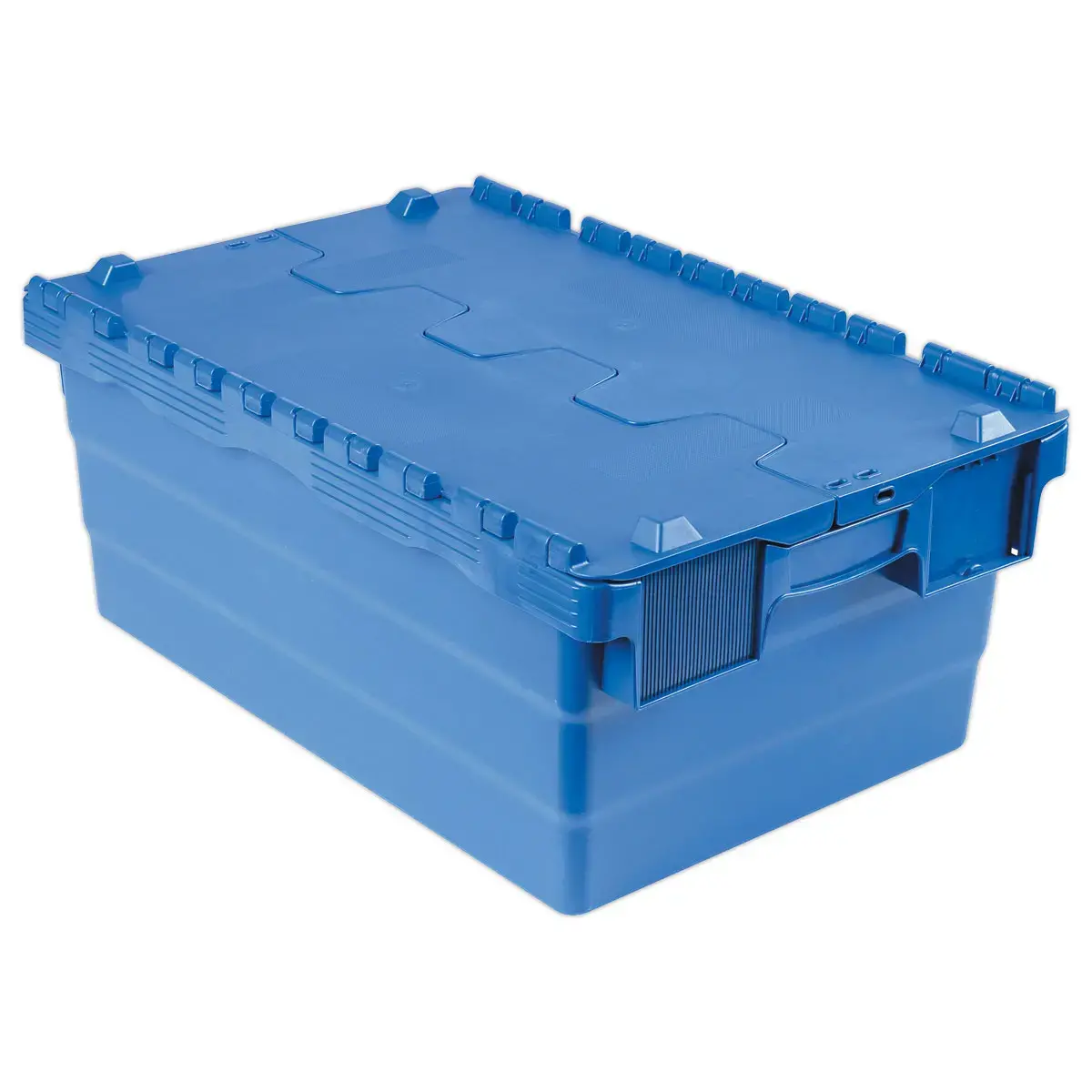 Bac navette gerbable 44 litres bleu photo du produit