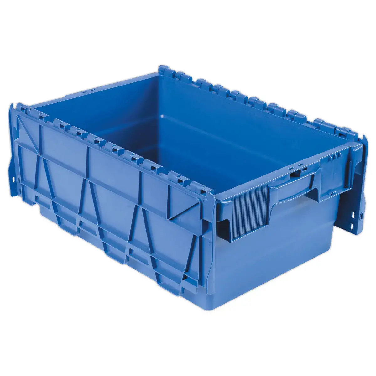 Bac navette gerbable 44 litres bleu photo du produit