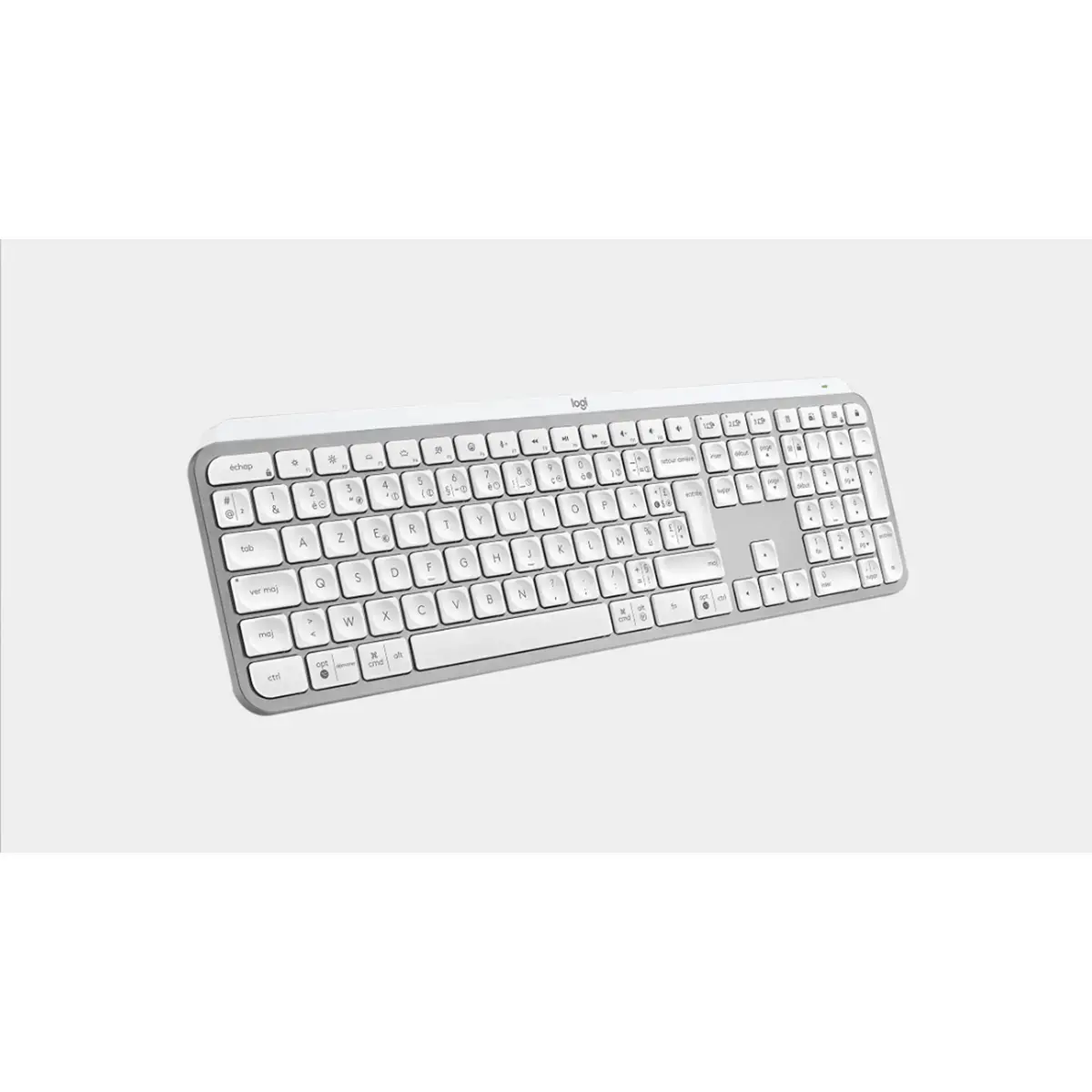 Clavier sans fil MX Keys S - AZERTY - Gris clair - Logitech photo du produit
