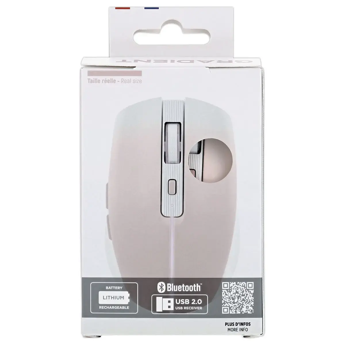 Souris gradient Dual Connect - Sans fil - Rose - T'nB photo du produit