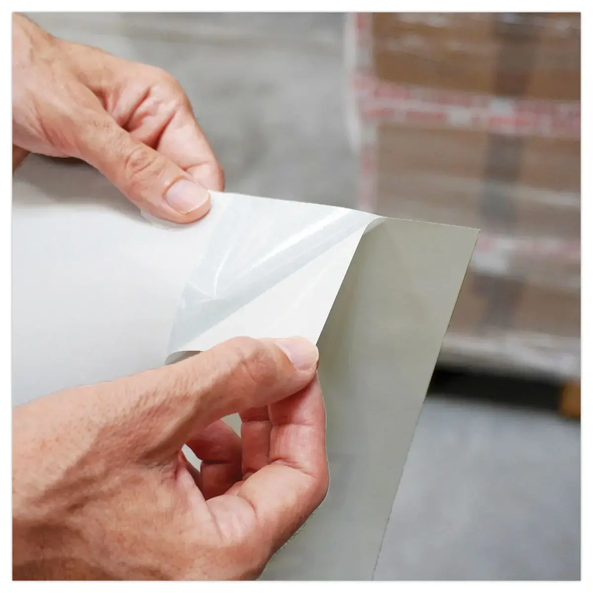 50 Planches étiquettes L210xH297mm, 50 étiq/ boîte, rouge photo du produit