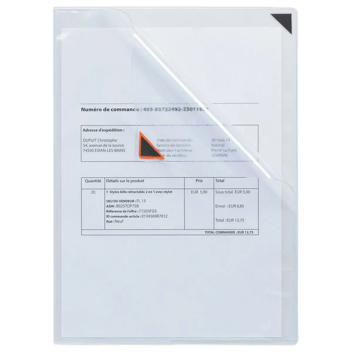 2 Pochettes adhésives repositionnables Kang - A3 - TARIFOLD photo du produit