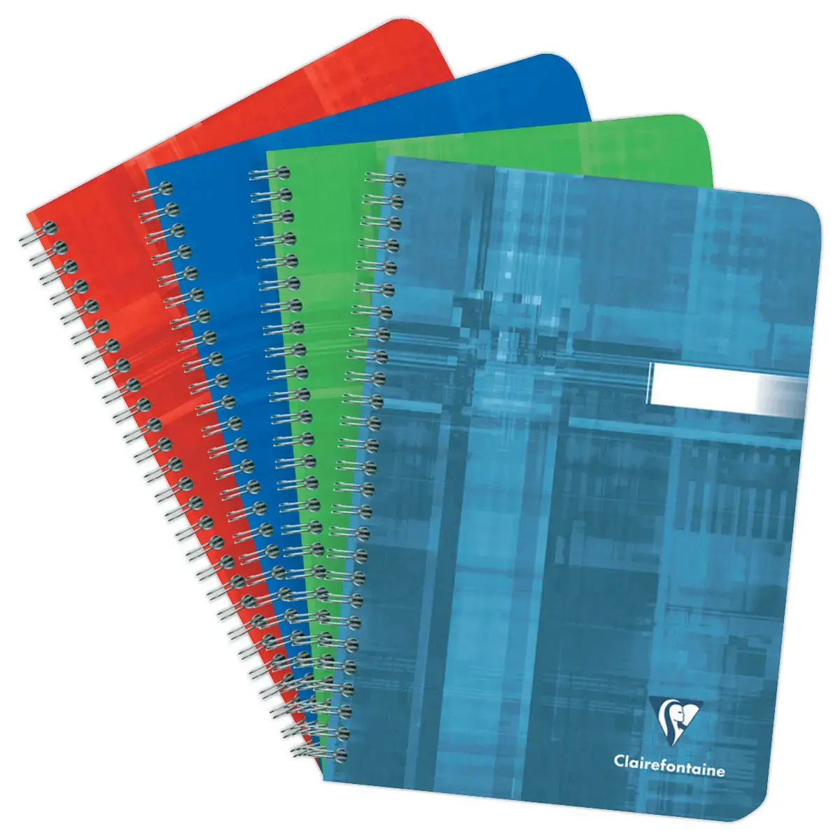 Cahier reliure spirale A5 180 pages ligné- couleur aléatoire photo du produit