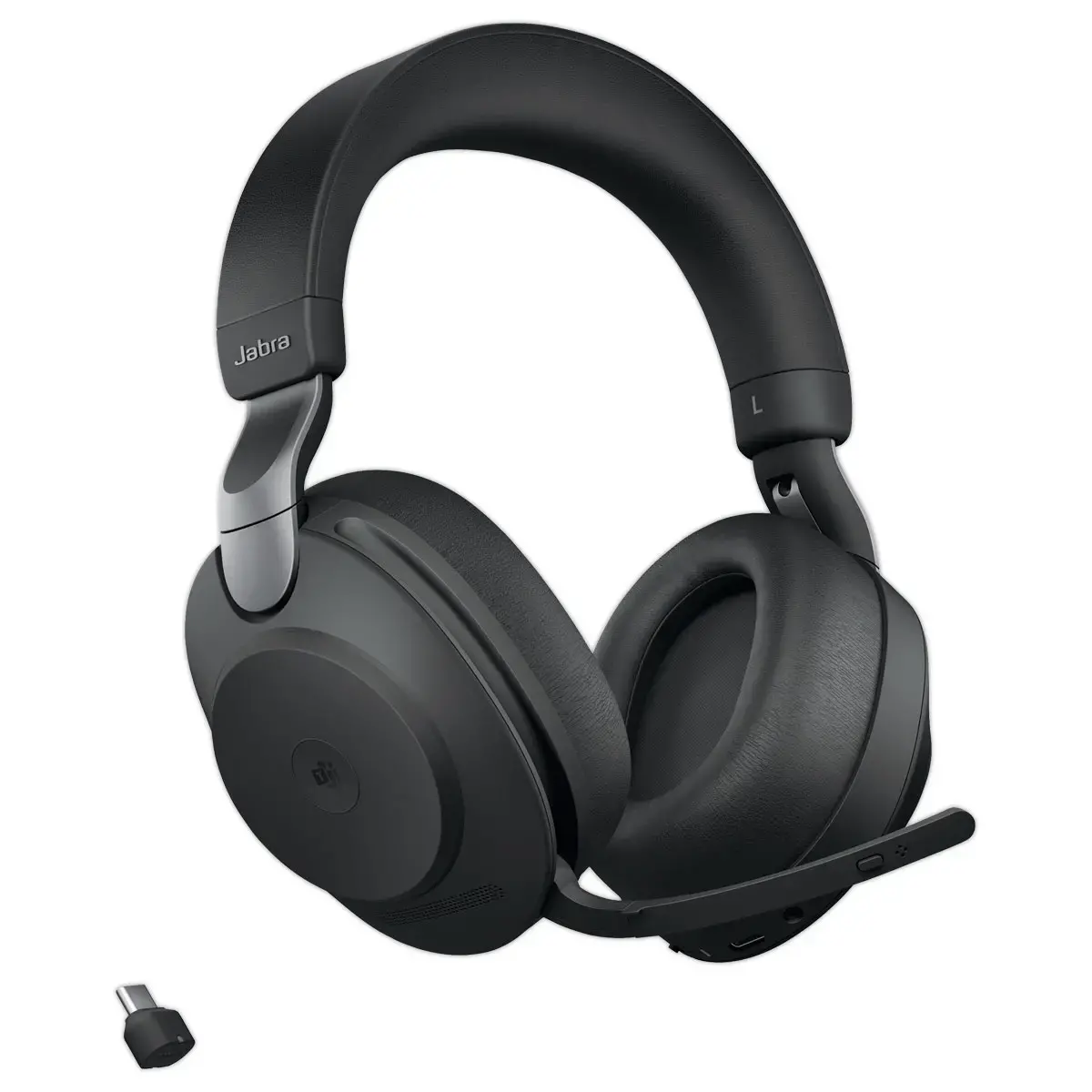 Casque téléphonique sans fil Evolve2 85 Duo MS USB-C JABRA photo du produit