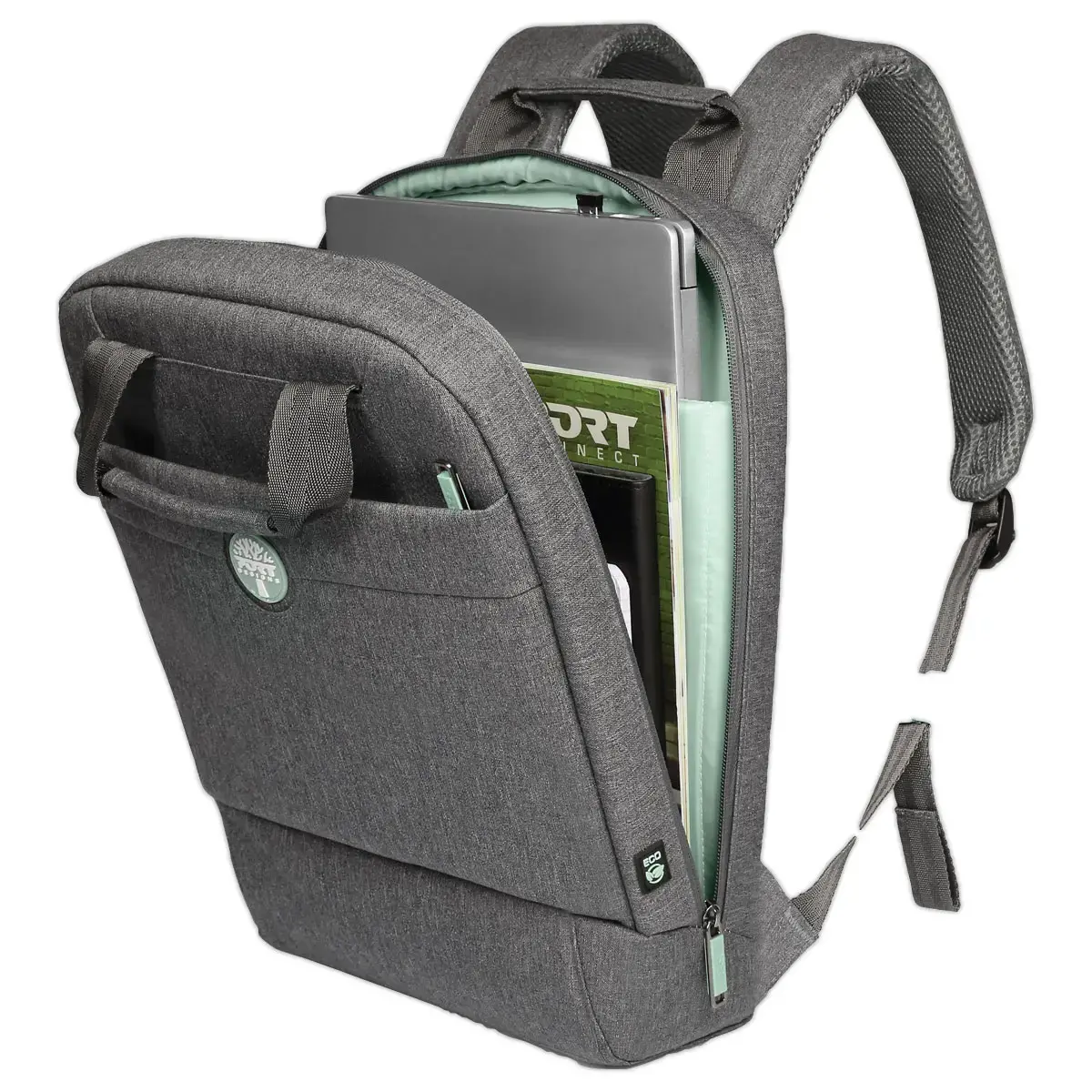 Sac à dos pour ordinateur 13-14"TOSEMINTE gris photo du produit