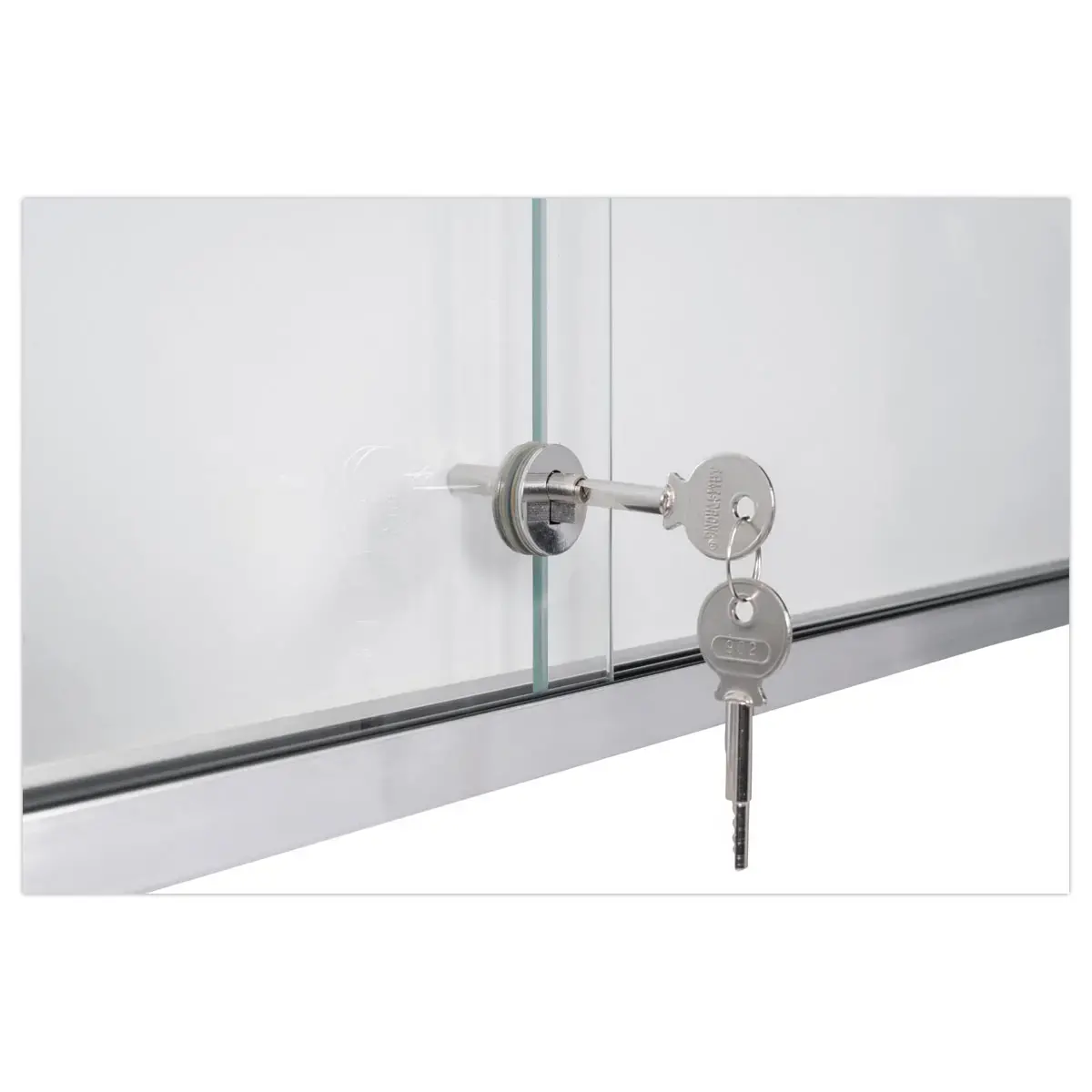 Vitrine d'int&eacute;rieur extra plate portescoulissantes 18A4 photo du produit