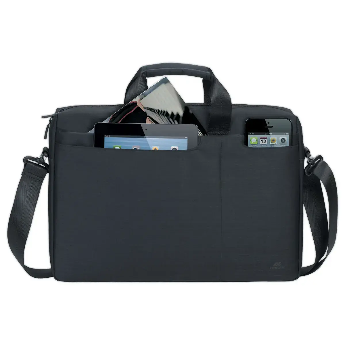 Sacoche pour ordinateur 15.6'' BISCAYNE noir photo du produit