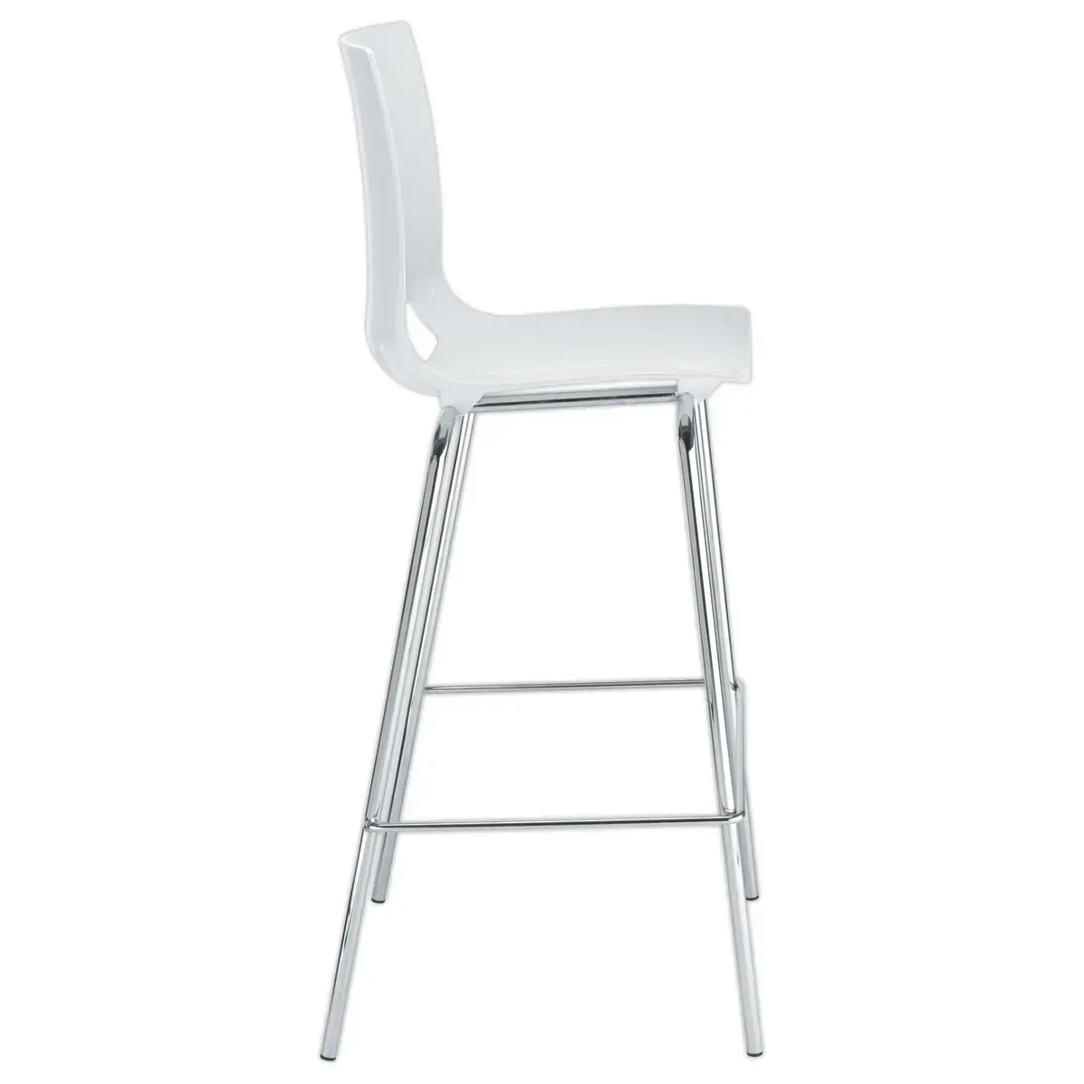 Tabouret haut FONDO HOCKER polypropyl&egrave;ne blanc photo du produit