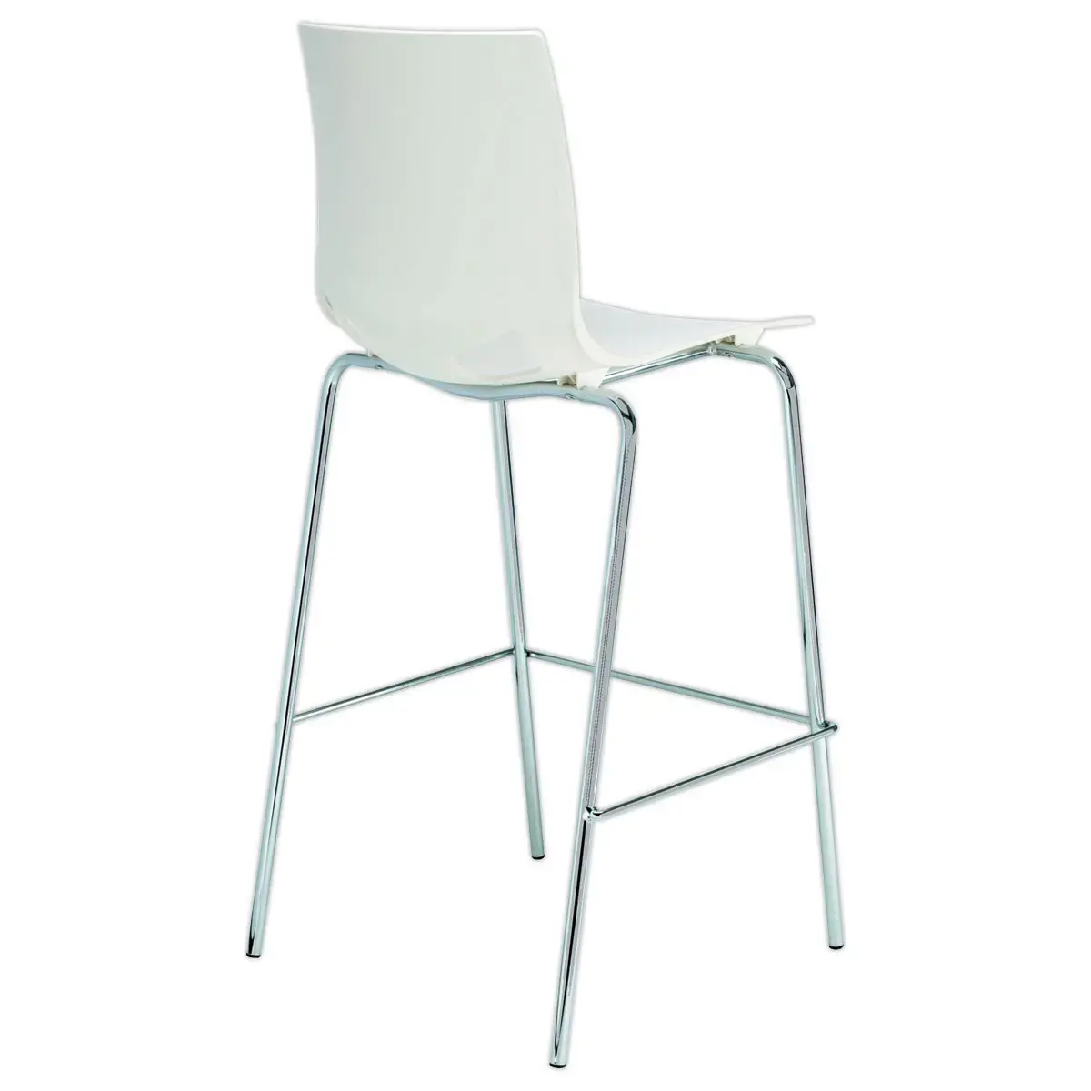 Tabouret haut FONDO HOCKER polypropyl&egrave;ne blanc photo du produit