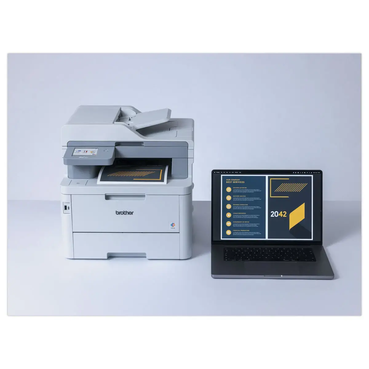 Multifonction laser 4-en-1 couleur Brother MFC-L8390CDW photo du produit