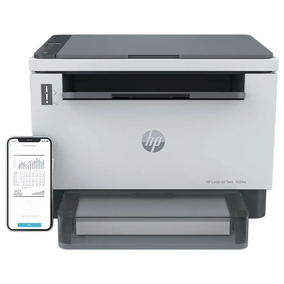 Imprimante multifonction Laserjet Tank MFP 1604W - Laser - HP photo du produit