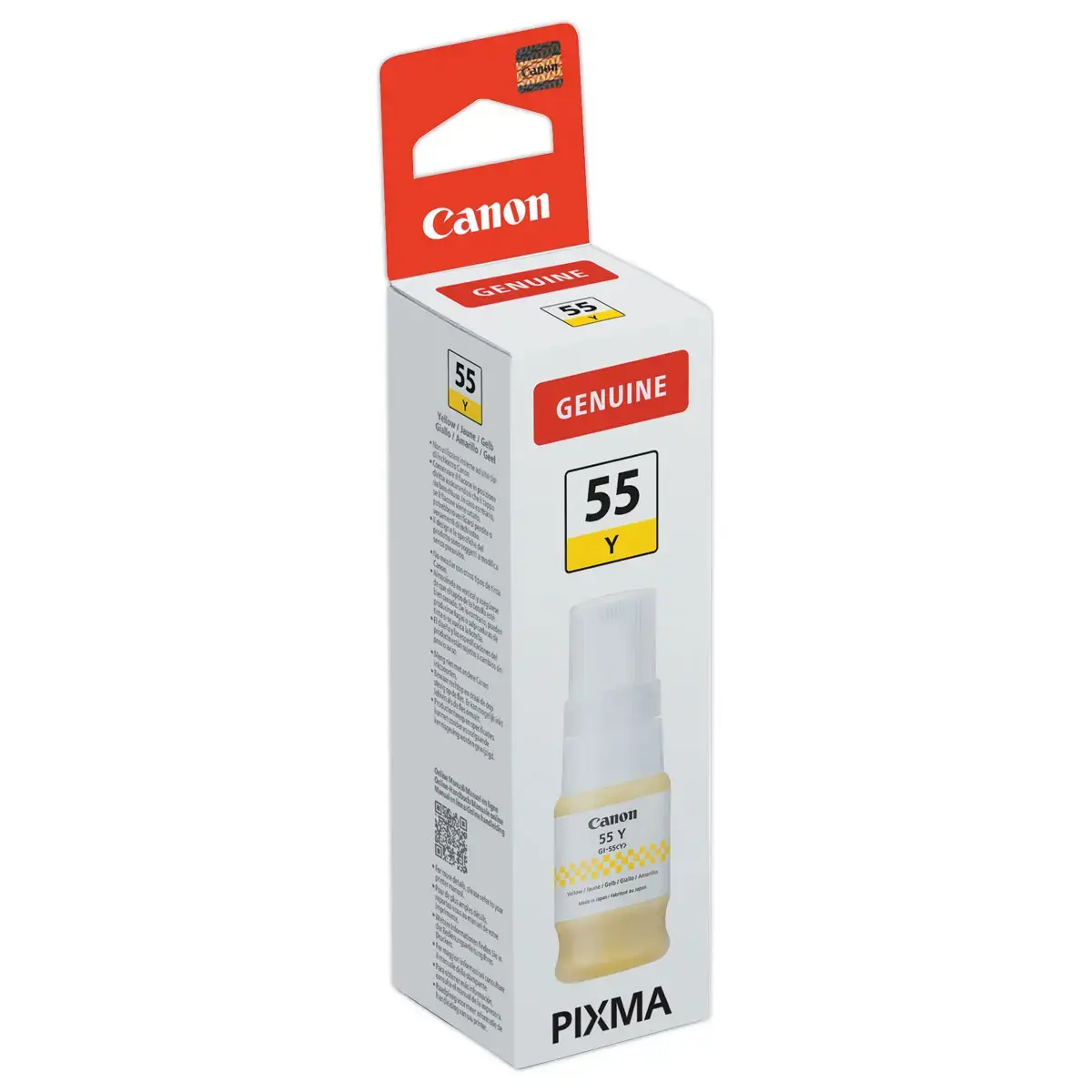 Cartouche jet d'encre rechargeable GI-55 - Jaune - Canon photo du produit