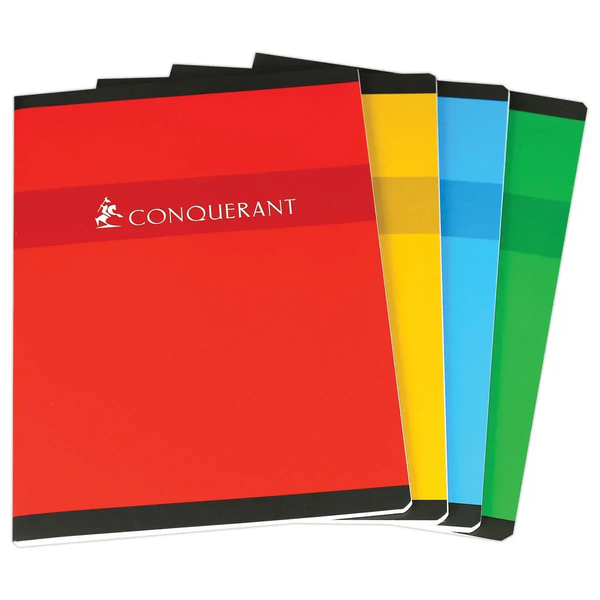 Cahier agraf&eacute; Conqu&eacute;rant 70g, A4, Sey&egrave;s,96 pages photo du produit