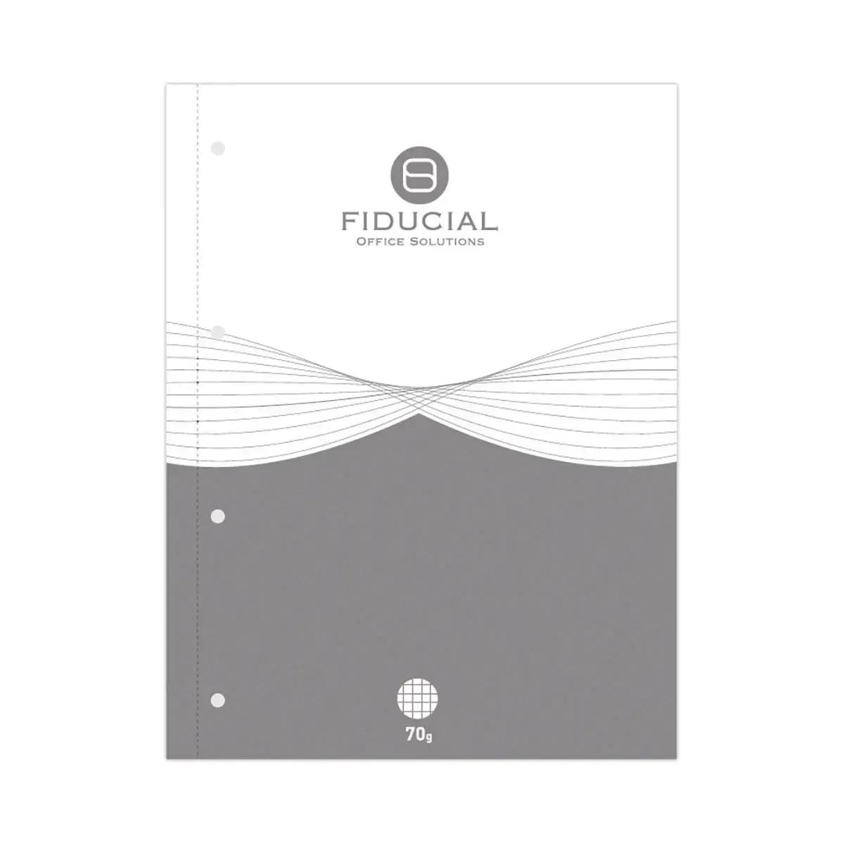 Cahier spirale FIDUCIAL 70g, A4+, 160 pages, 5x5, feuilles détachables photo du produit