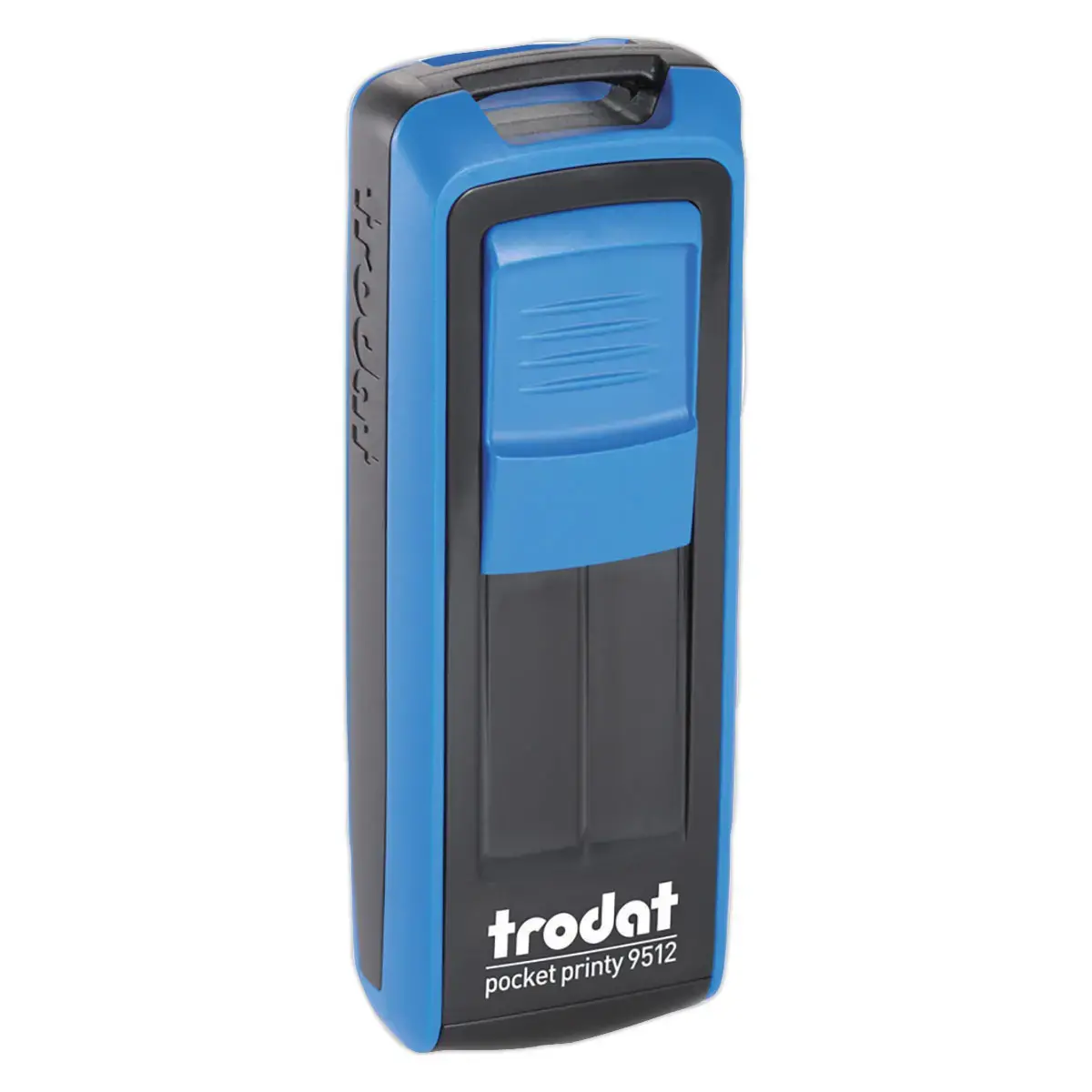 Timbre mobile perso.Printy 9512-Boîtier bleu-E.bleu-47X18mm-5 lign.m photo du produit