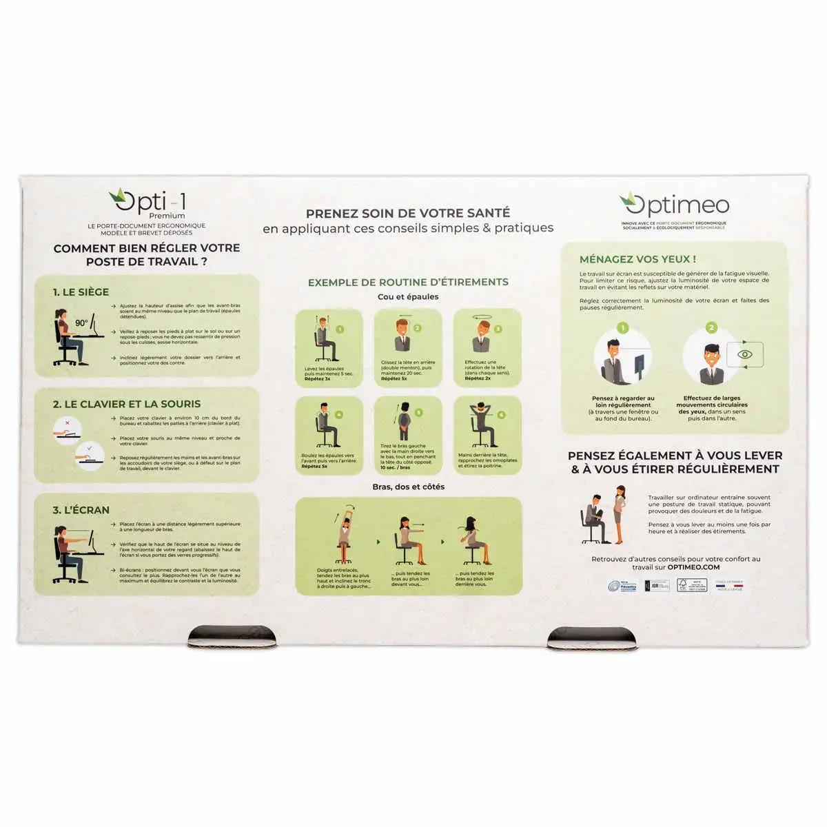 Porte-document ERGO OPTI-1 PREMIUM - Optimeo photo du produit