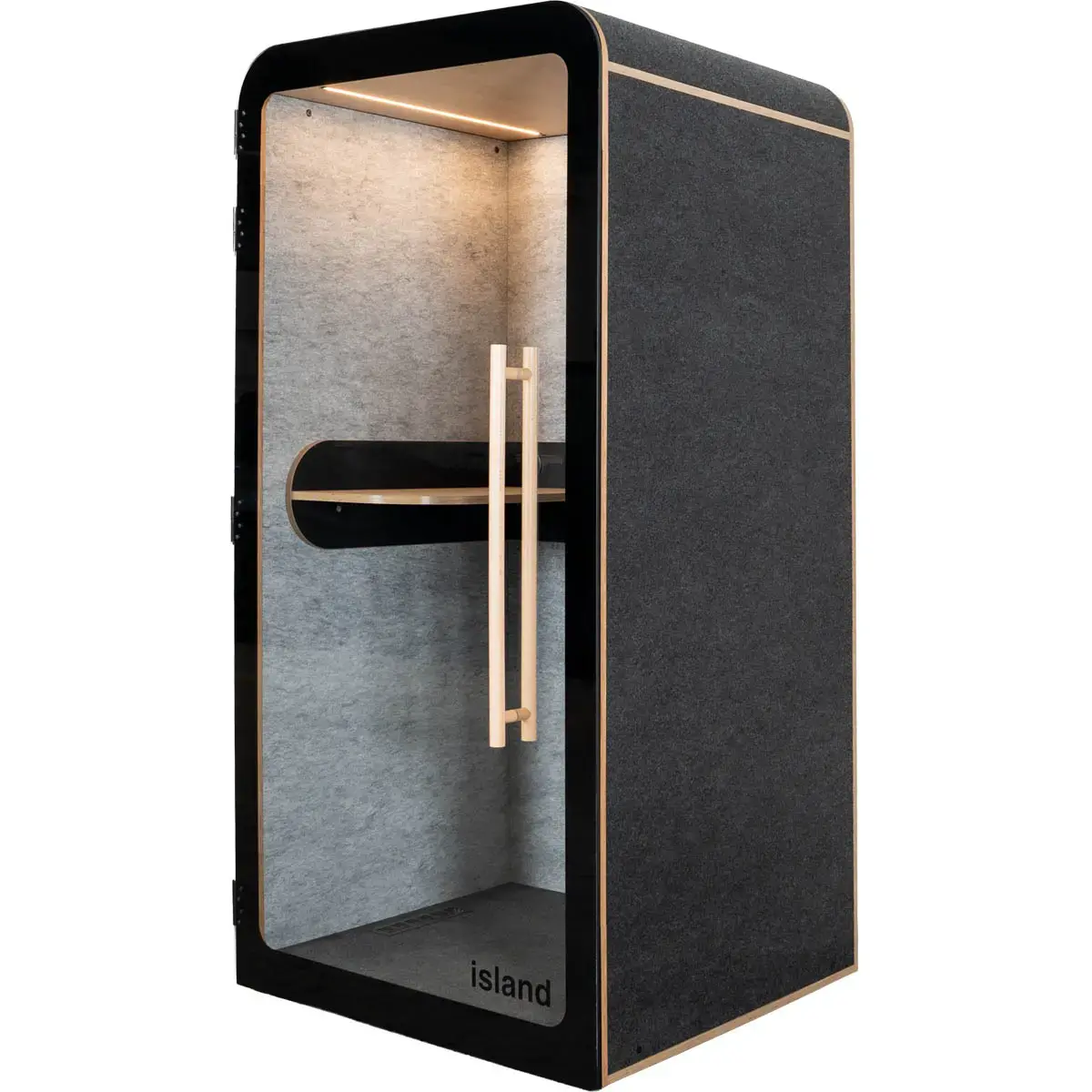 Cabine acoustique Solo - 1 place - Anthracite photo du produit
