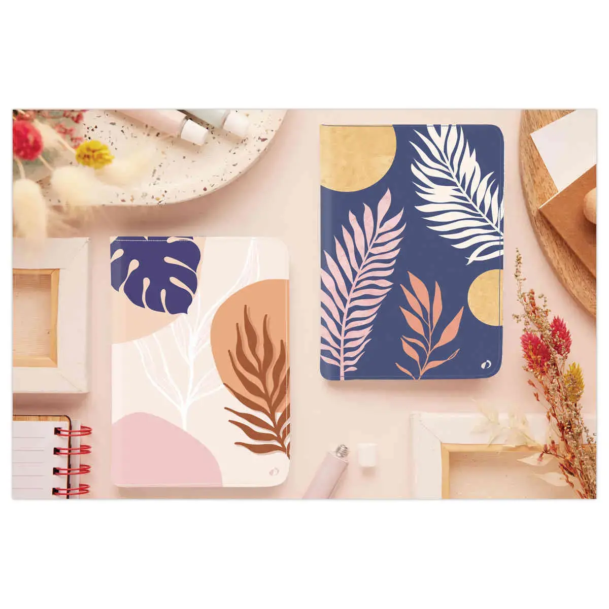 Agenda semainier QuoVadis Bloom - 10x15cm - Corail photo du produit