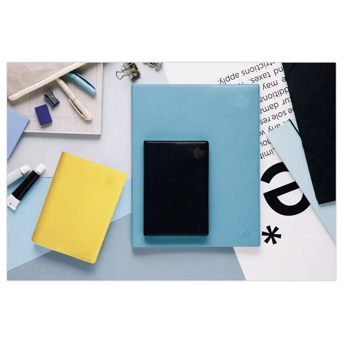 Agenda journalier Quovadis Equology - 12x17cm - Jaune photo du produit