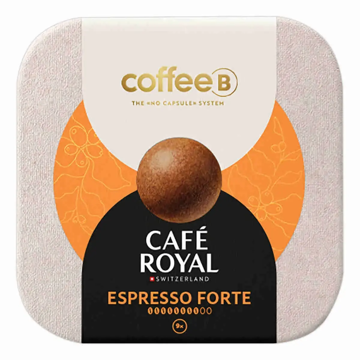 Bo&icirc;te de 9 boules Coffee B - Cafe Royal - Expresso Forte photo du produit