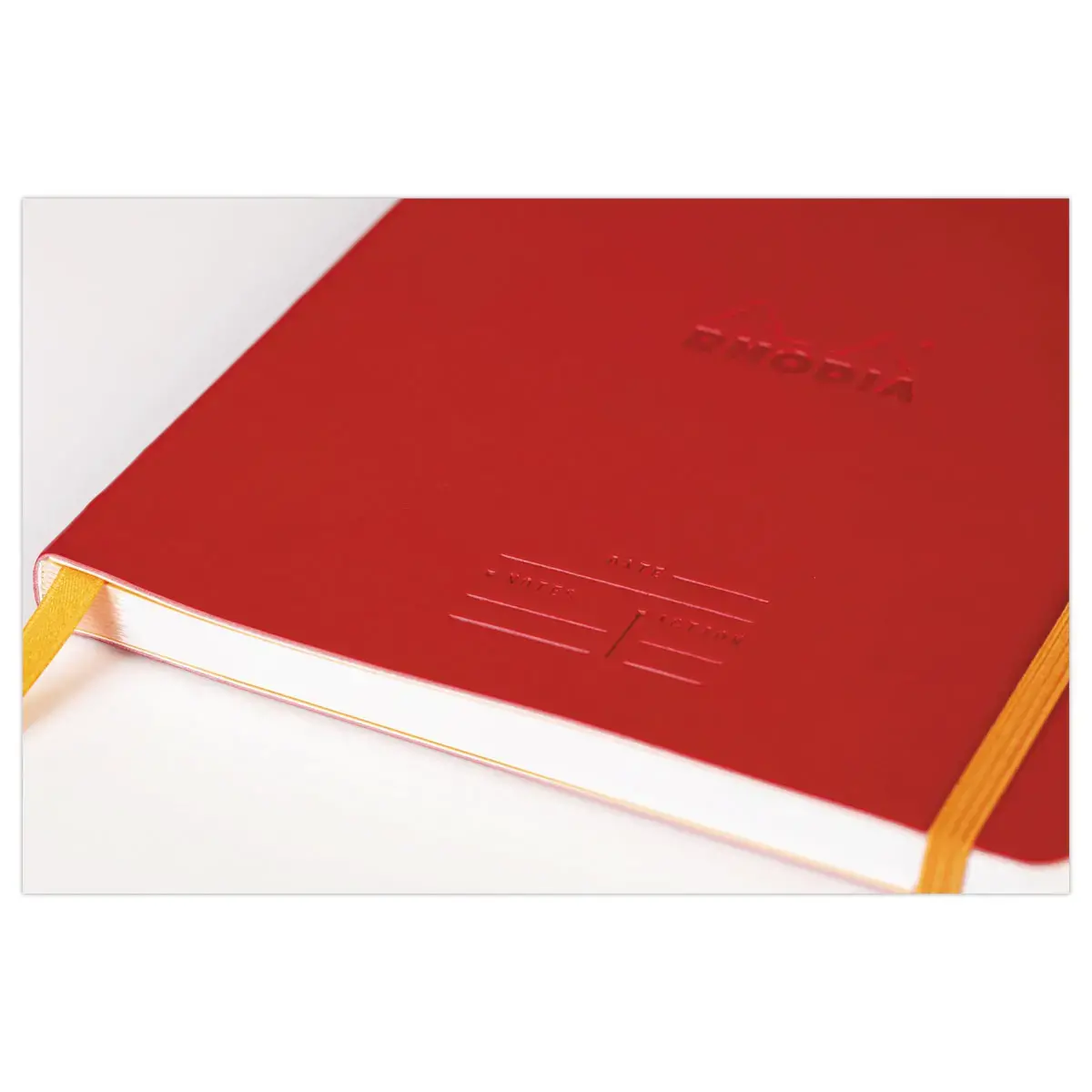 Carnet agenda perpetuel Meeting RHODIA16x21 cm Coquelicot photo du produit