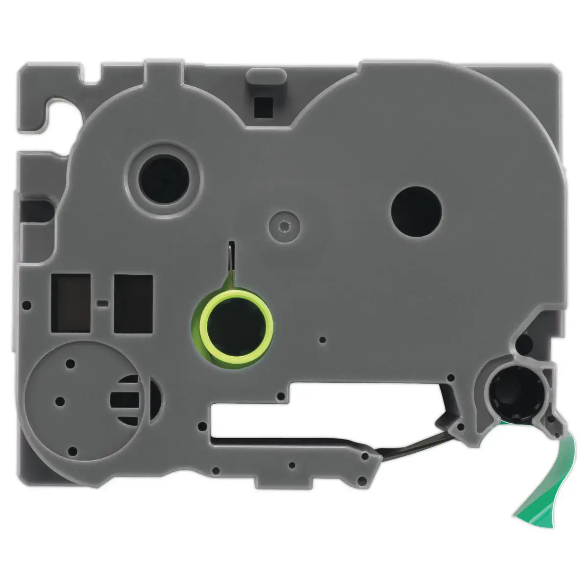 Ruban comp Brother TZE 751 24mm - noir/vert photo du produit