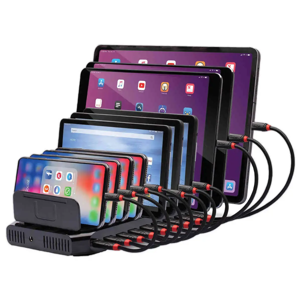 Station de Charge USB - 10 ports - LINDY photo du produit