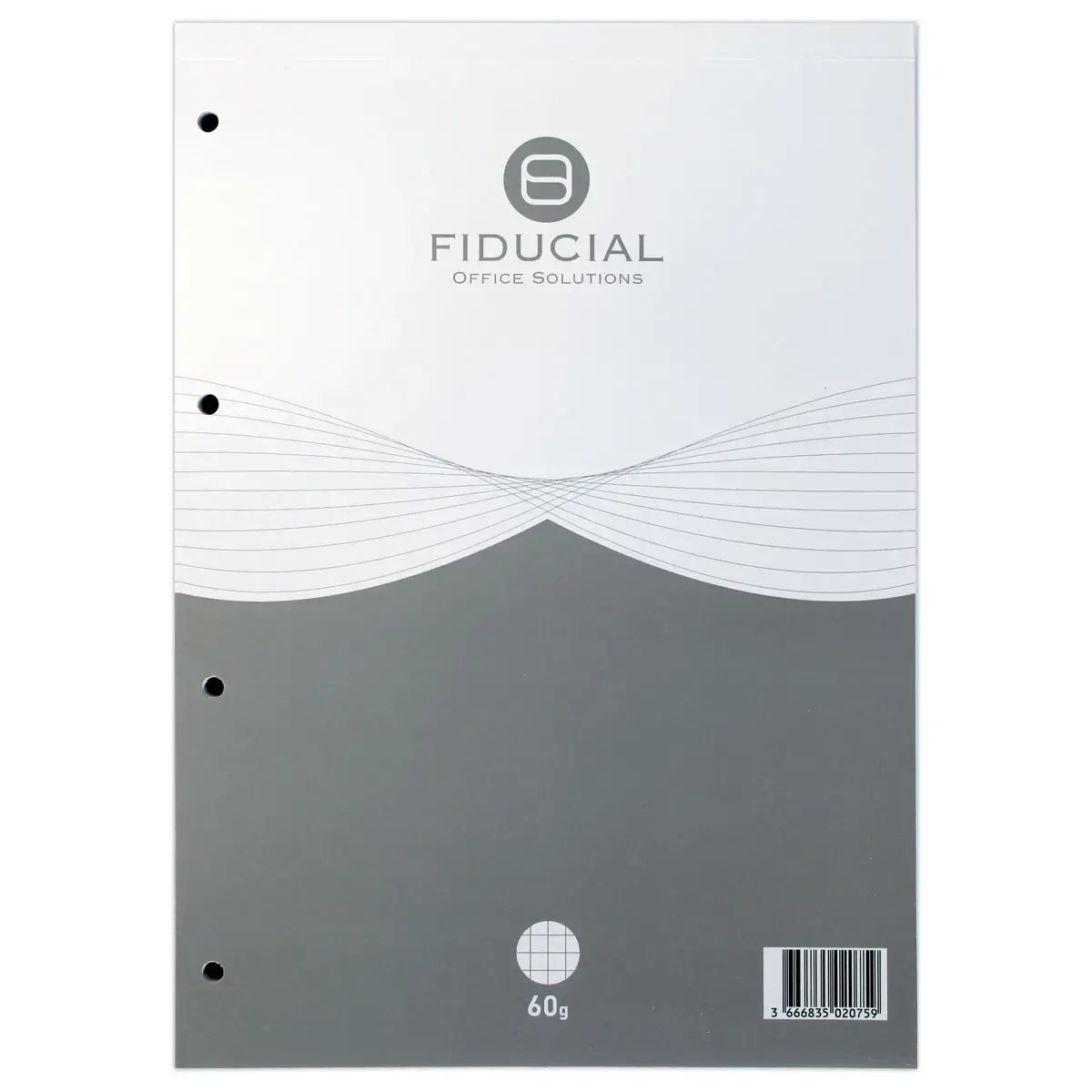 Bloc collé A4 perforé, 56/60G 5x5 de 100 feuilles photo du produit