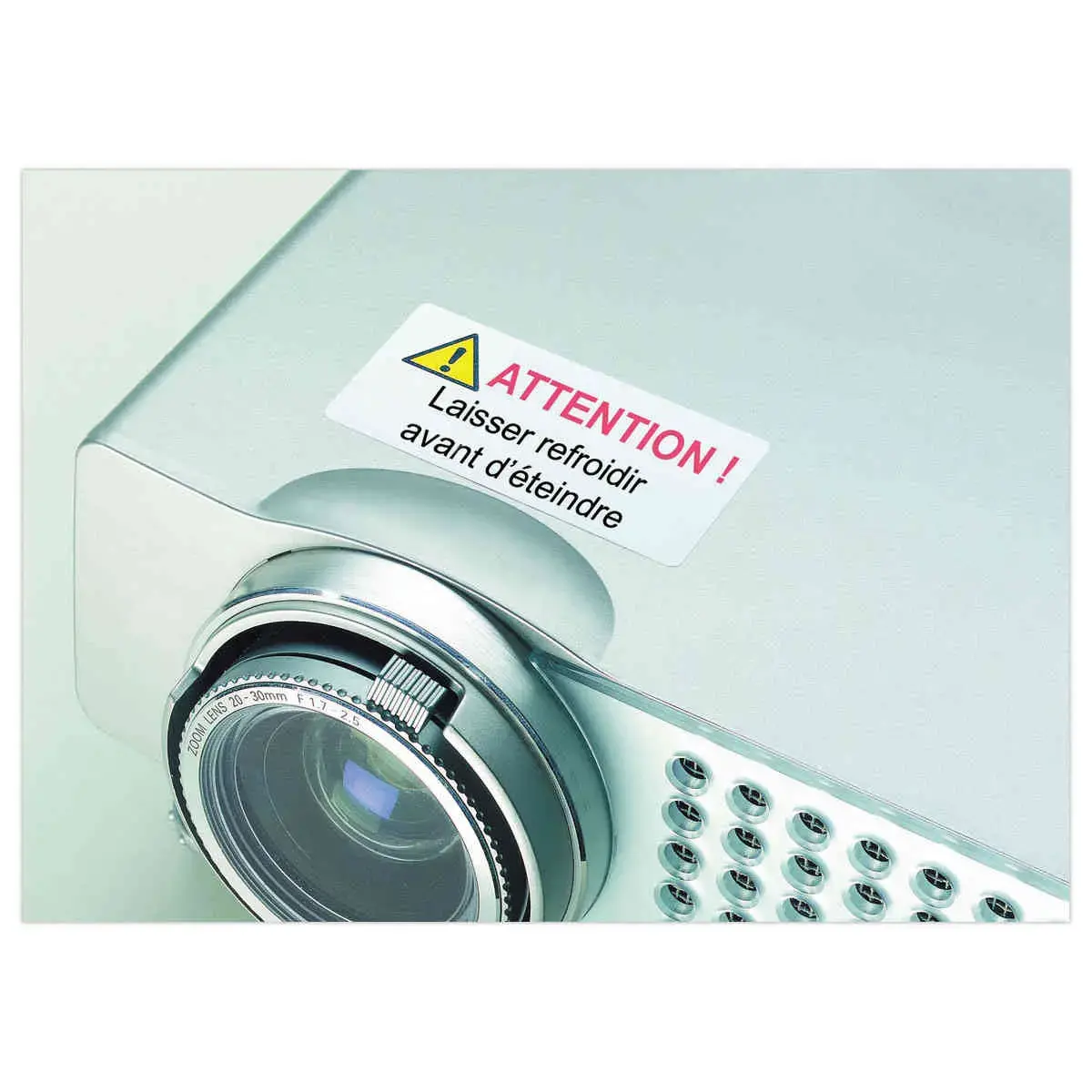 800 éTiquettes ultra-adhésives polyester Laser blanches 45,7 x 25,4 mm photo du produit