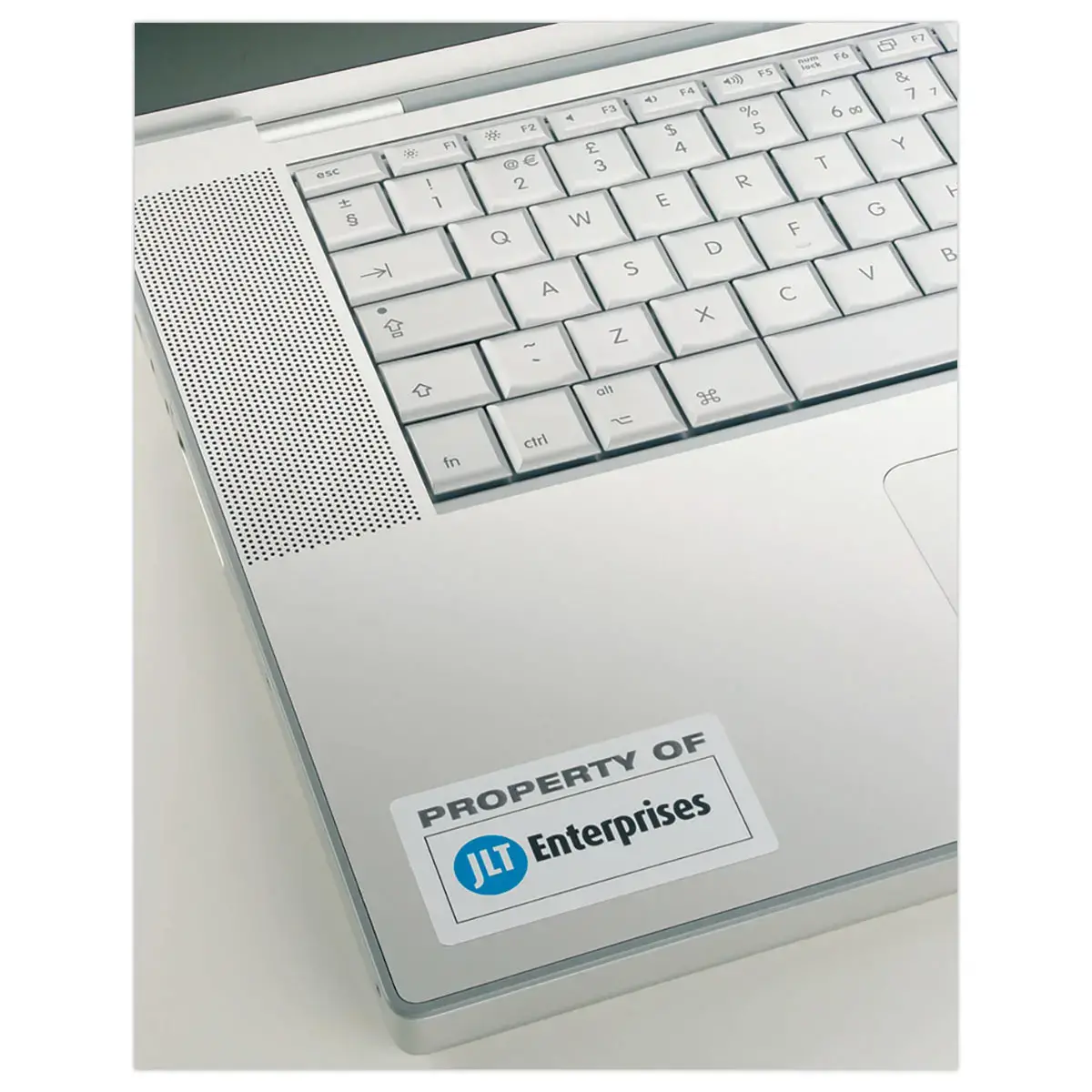 480 éTiquettes ultra-adhésives polyester Laser blanches 63,5 x 33,9 mm photo du produit