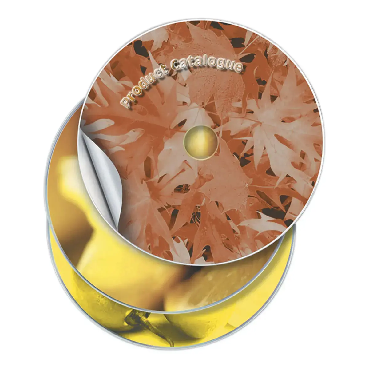 50 &eacute;Tiquettes CD format maxi couvrant laser  blanches  &Oslash; 117 mm photo du produit